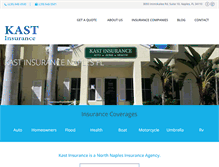 Tablet Screenshot of kastinsurance.com